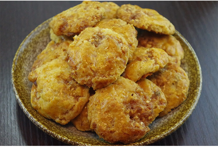 顺广州鸡仔饼饼零食小吃广东佛山特产美食a1 原味南乳味450g一包