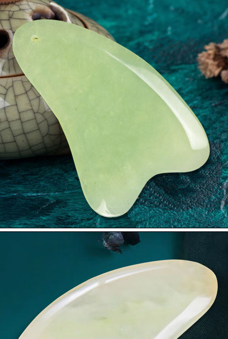 天然玉石刮痧板全身通用南阳玉面部背部脸部美容淋巴南阳玉刮痧板sn