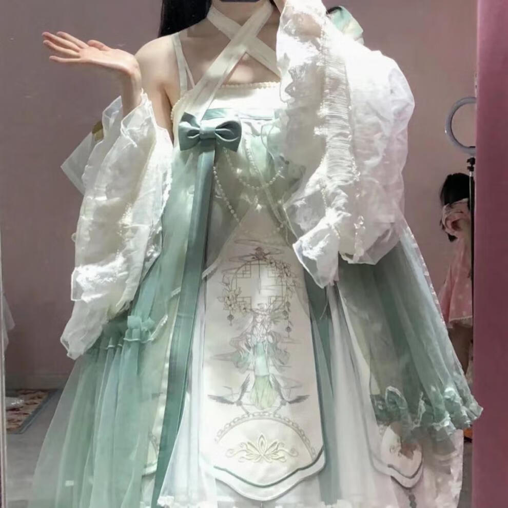 情人七夕节酿钰 洛丽塔中华风夏季师篇章lolita中华风lo裙优雅洛丽塔