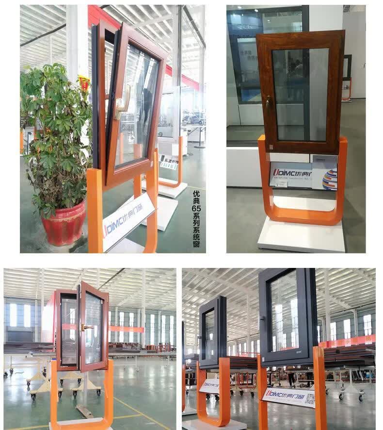 断桥门窗样品展架门窗展示架门窗店展架断桥铝门窗展架铝木全黑展示架