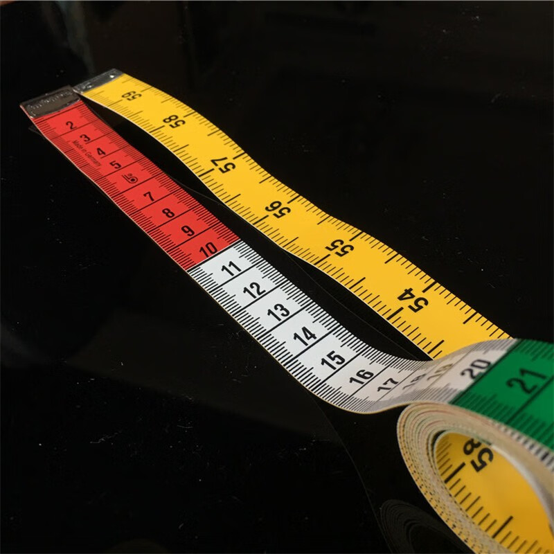 5米服装伸缩卷尺 1.5米黄白 厘米 英寸宽1.