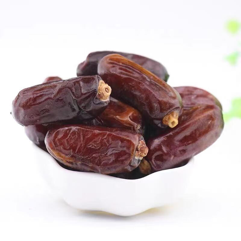 伊朗黑椰枣批发黑椰枣正宗新鲜椰枣饱满煮粥煲汤糕点大椰枣黑椰枣1500