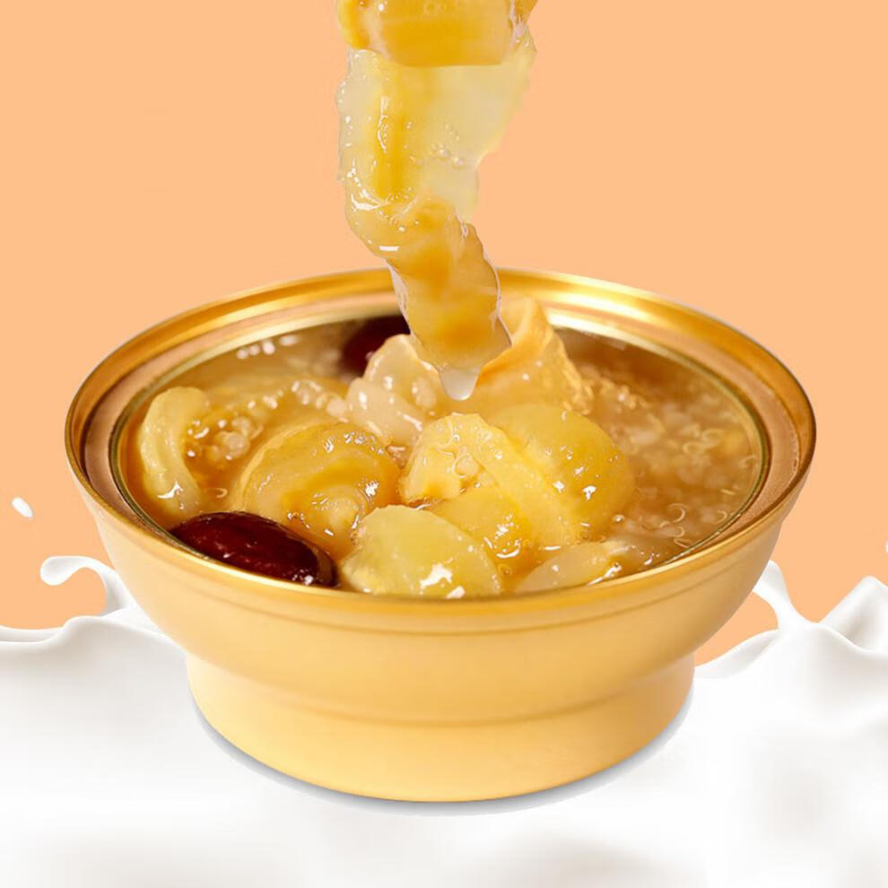 即食鱼胶花胶138g*10碗礼盒装孕妇女性营养滋补品节日送礼礼盒装 即食