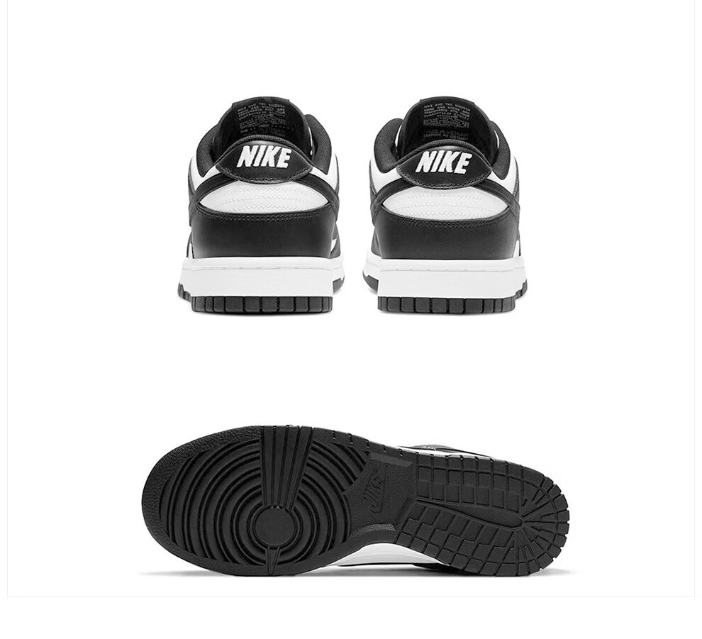 耐克(nike)旗舰官方特价nike男女鞋dunk low黑白熊猫低帮休闲鞋板鞋