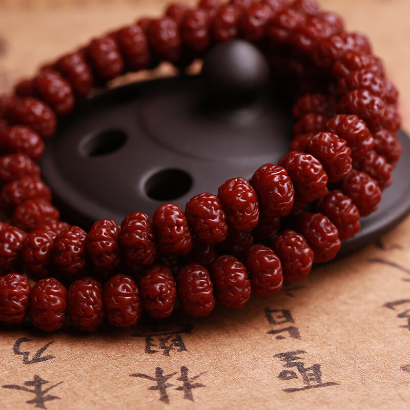 晶宇祥天然机刷包浆玉化小金刚菩提子手串男女佛珠手链108颗文玩饰品