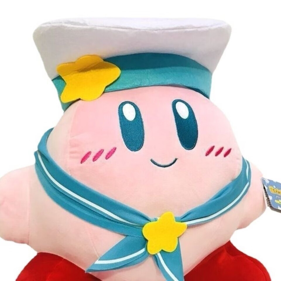 星之卡比瓦豆鲁迪公仔 瓦多迪星之卡比豆鲁迪毛绒公仔可爱睡觉抱枕