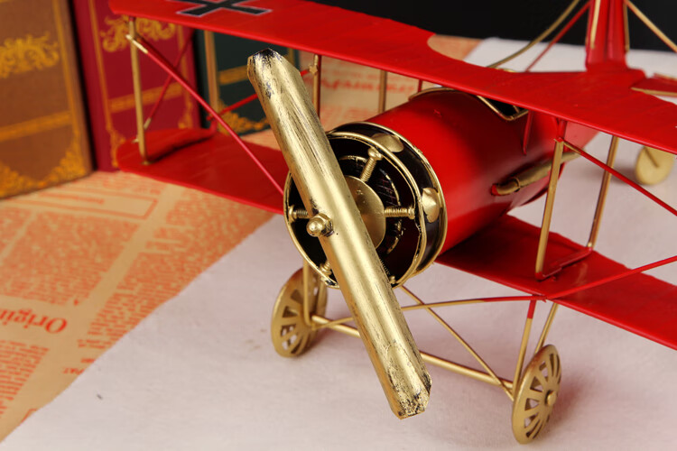 吧复古美式二战飞机模型铁艺摆件家居工艺品酒柜装饰品军事风轰炸机