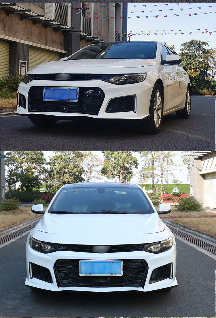 迈锐宝xl改装大包围适用于16-22款雪佛兰xl科迈罗zl1前杠加前唇大小