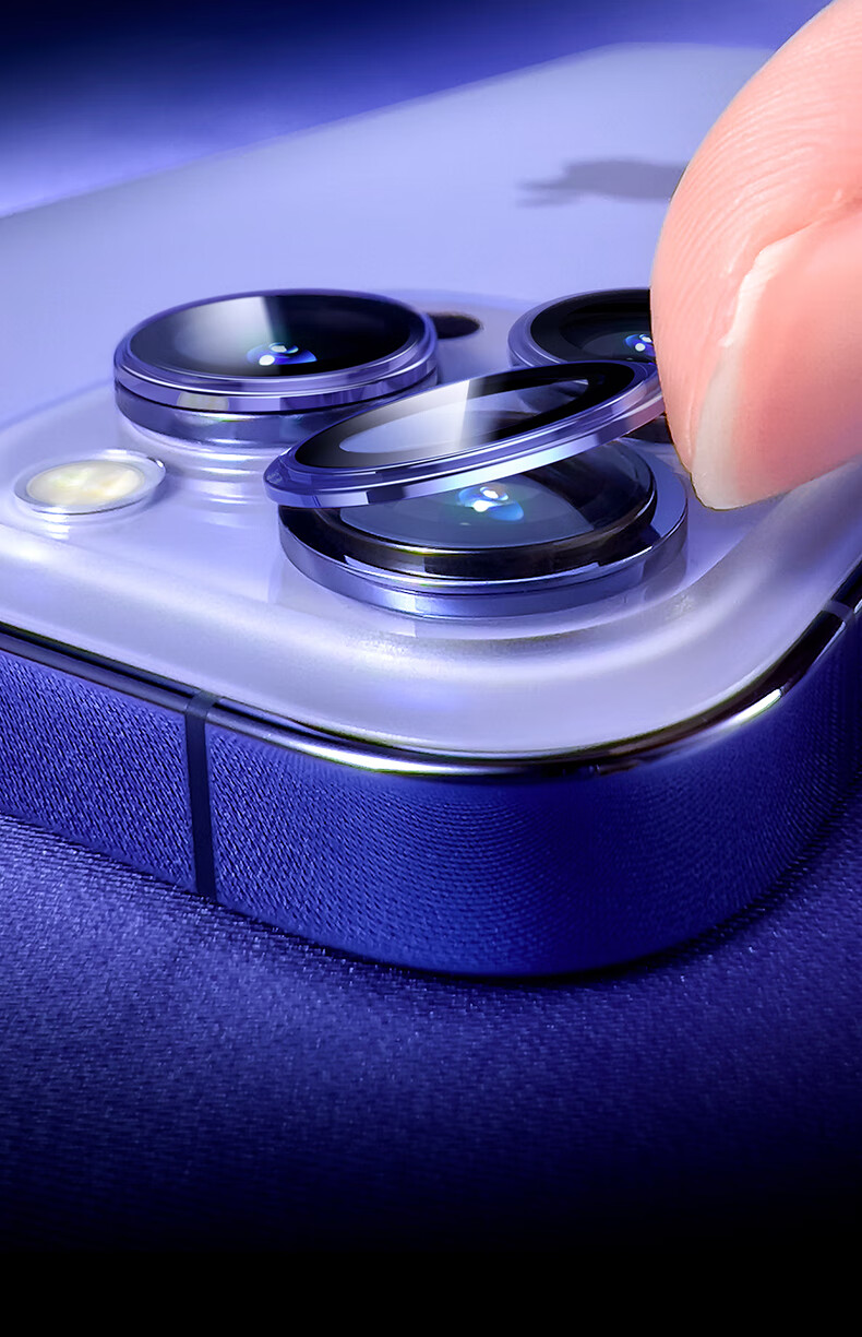 尼基科【康宁玻璃】闪魔适用苹果14pro镜头膜iphone14promax手机后摄