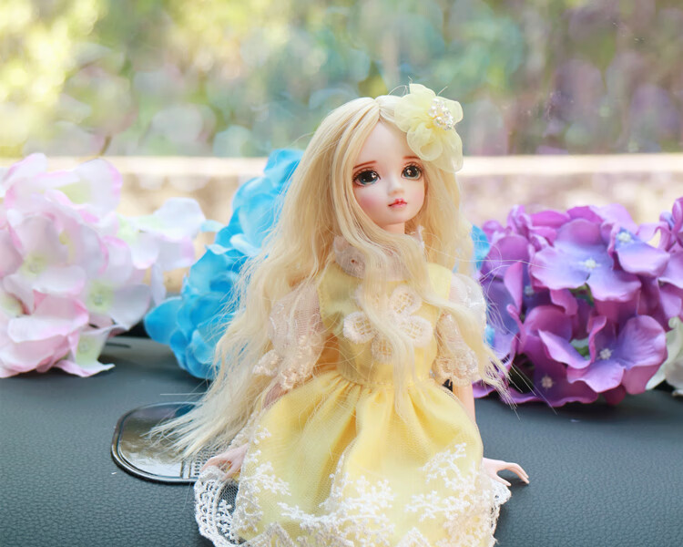 朵精灵橘子娃娃画眼可爱儿童娃娃改妆14关节整娃洋娃娃婚纱朵精灵娃娃