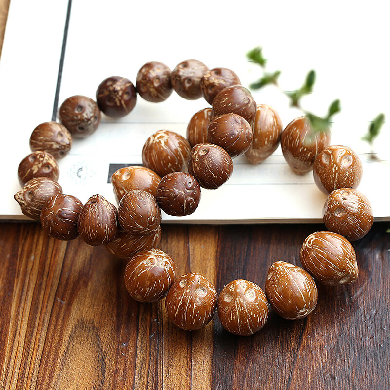 湘歌 紫金鼠三眼菩提子手串男士正圆光珠发财菩提子佛珠男士手链 紫金