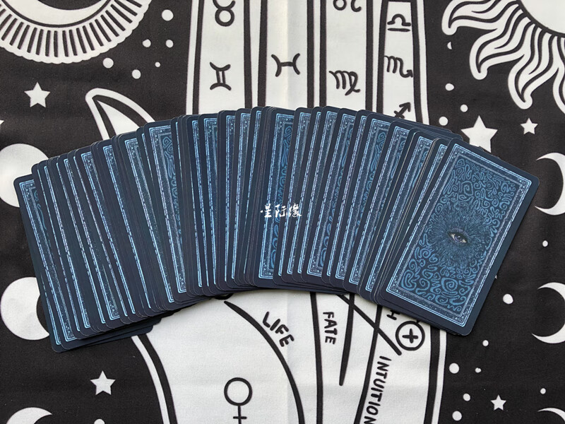 棱镜塔罗牌 prisma visions tarot 耀光塔罗桌游卡牌 黑白棱镜 牌袋 