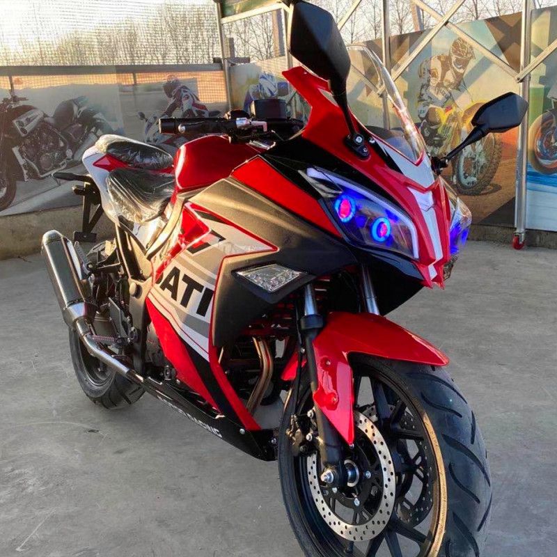 国四川崎小忍者r3v6双缸250重机跑车地平线s款趴赛摩车可上牌 定制色