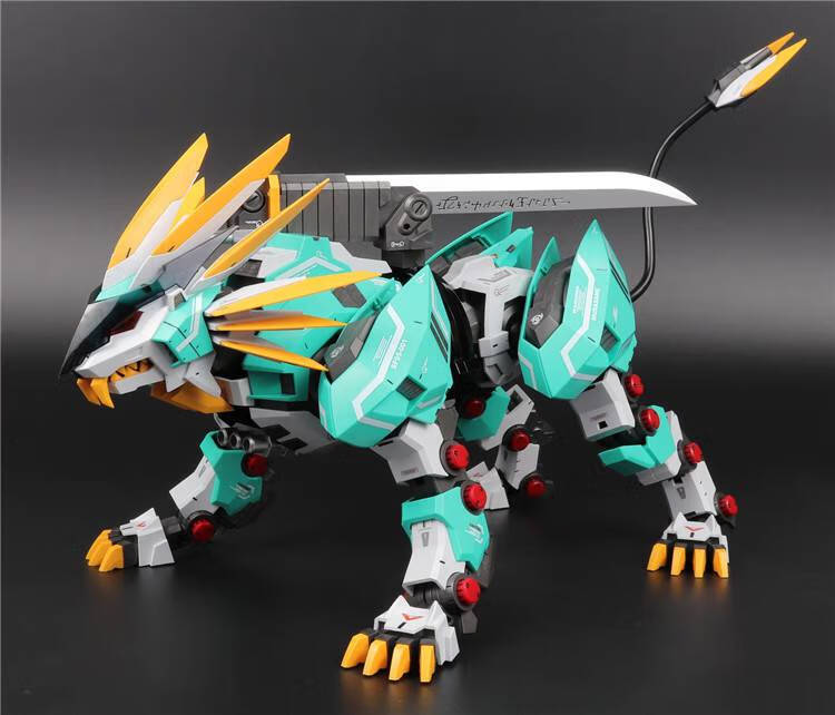 索斯机械兽现货za模型172无限长牙狮索斯机械兽附送水贴特典没有限