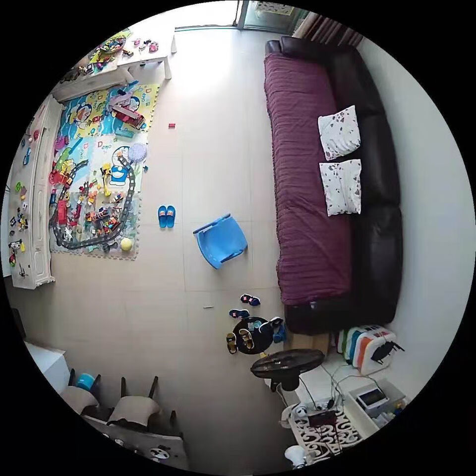 大脸猫车品隐藏微型摄像头监控鱼眼360度室内全景家用红外夜视摄像机