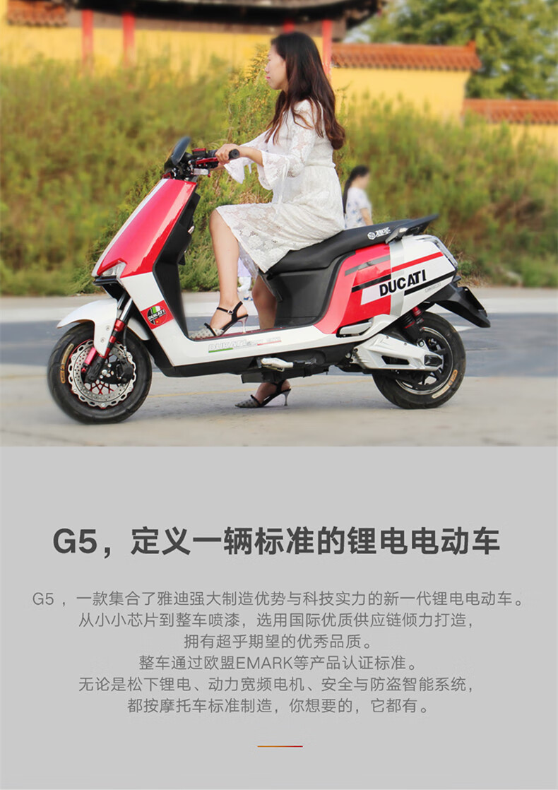 电动车电瓶车电动摩托车小牛宝g5全顺12寸中置电机72v电瓶车小龟王