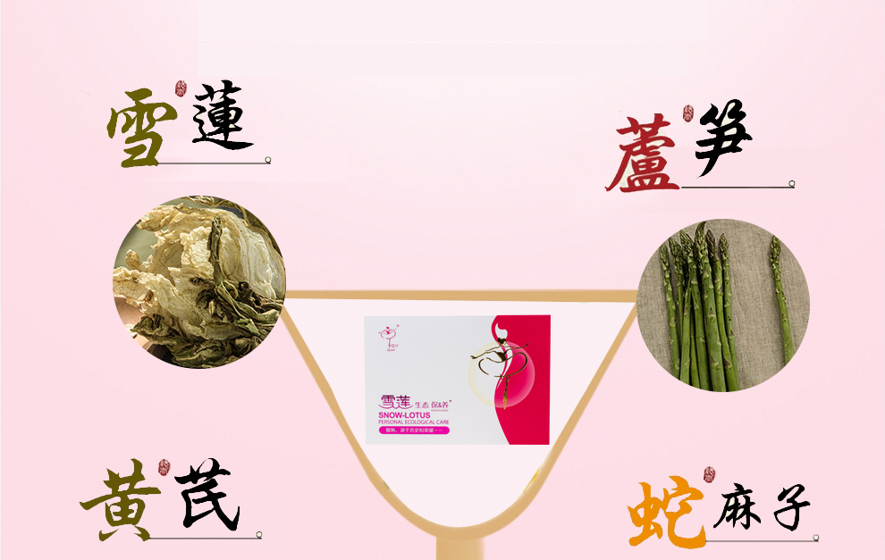 贴雪莲要垫女人私处护理含天山雪莲雪莲养护贴女贴雪莲要垫5盒20贴