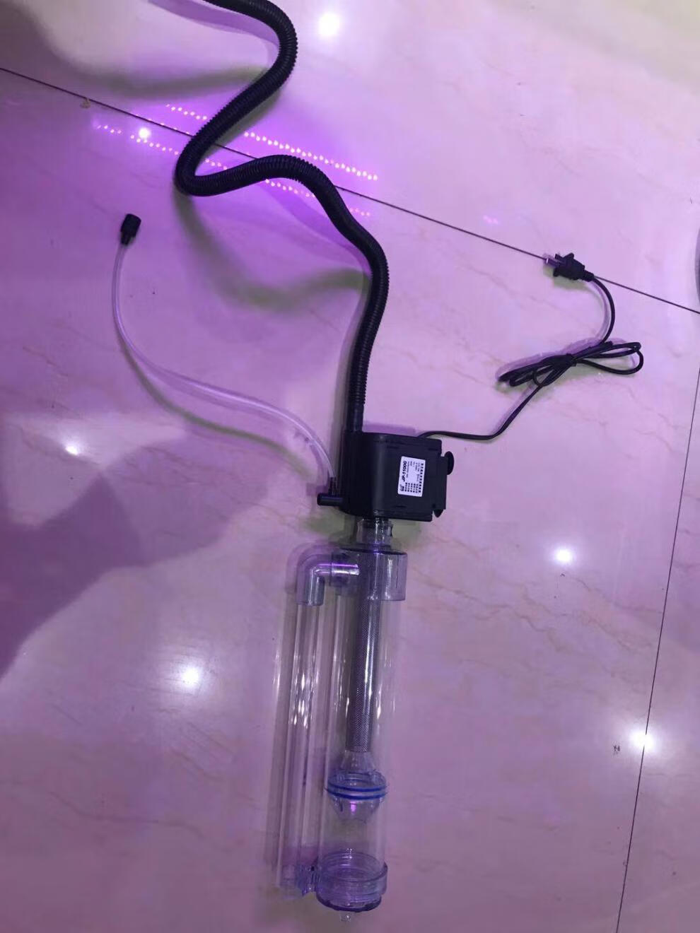 鱼马桶粪便分离器鱼便分离前置过滤清便外置鱼缸过滤桶沉淀仓 水位50