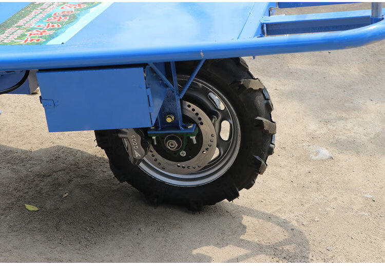 农用独轮电动手推车农用电动鸡公车手推爬坡独轮车果园运输推粪单轮小