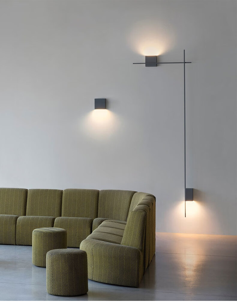 灯客厅现代背景墙酒店过道灯饰北欧设计师极简长条组合佛山灯具照明