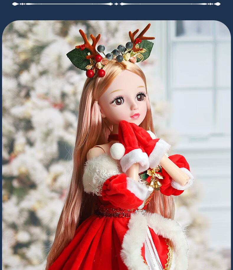 会说话的彤乐芭比娃娃智能语音对话2021新款女孩80cm公主玩具套装 吉