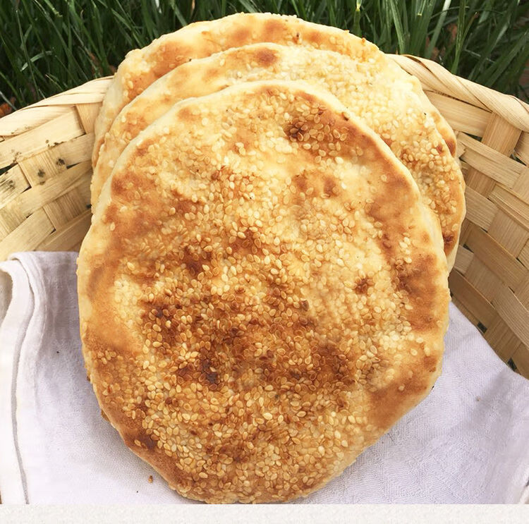 河南商丘特产吊炉烧饼农家纯手工制作大烧饼咸味糕点香酥 五香咸味