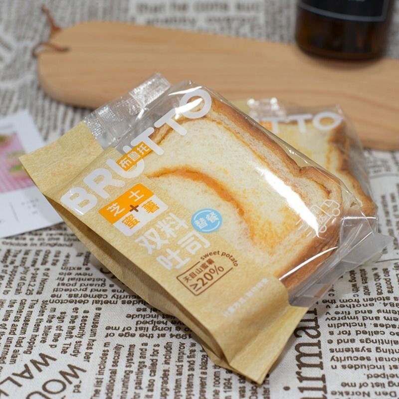 布鲁托面包双料吐司面包营养早餐手撕切片面包点心食独立袋装双料1斤