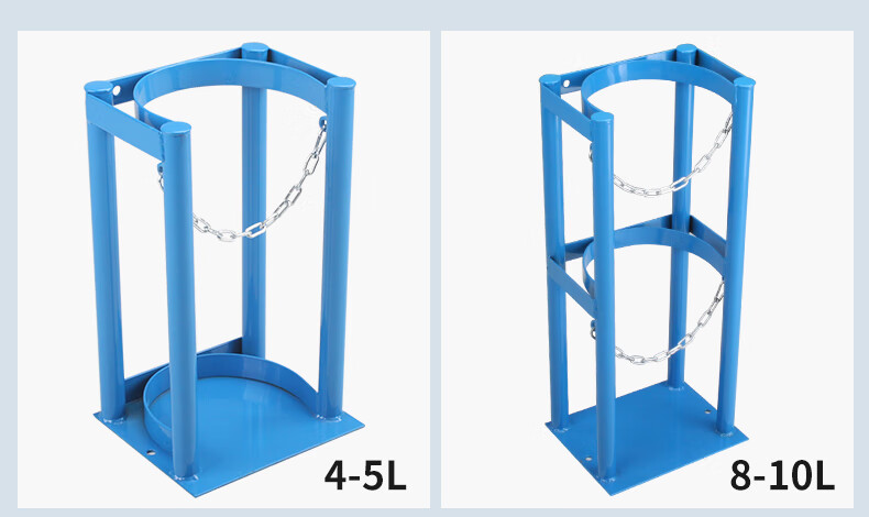 双行钢瓶固定架40l气瓶固定架氮气乙炔固定支架10l钢瓶固定架实验室气