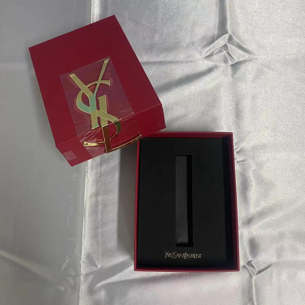 ysl礼盒空盒七ysl夕限定小金条礼品包装盒口红气垫礼盒空盒香水手提