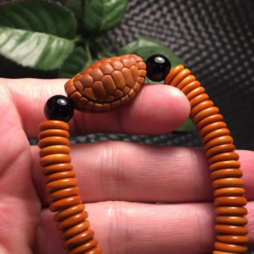 橄榄核富甲天下手串民族风手工编织个性百搭女款念珠富甲天下