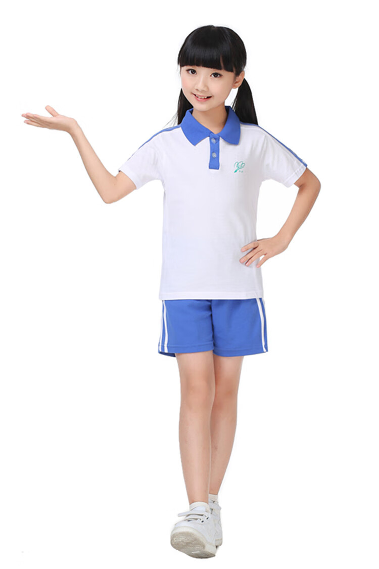 深圳市小学生校服统一运动礼服套装夏秋冬装短袖短薄长裤外套 女衬衣