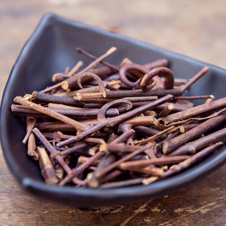 亏本卖啦钩藤茶新货中药材野生钩藤片粉双钩丁根泡脚100克500克伊梵麦