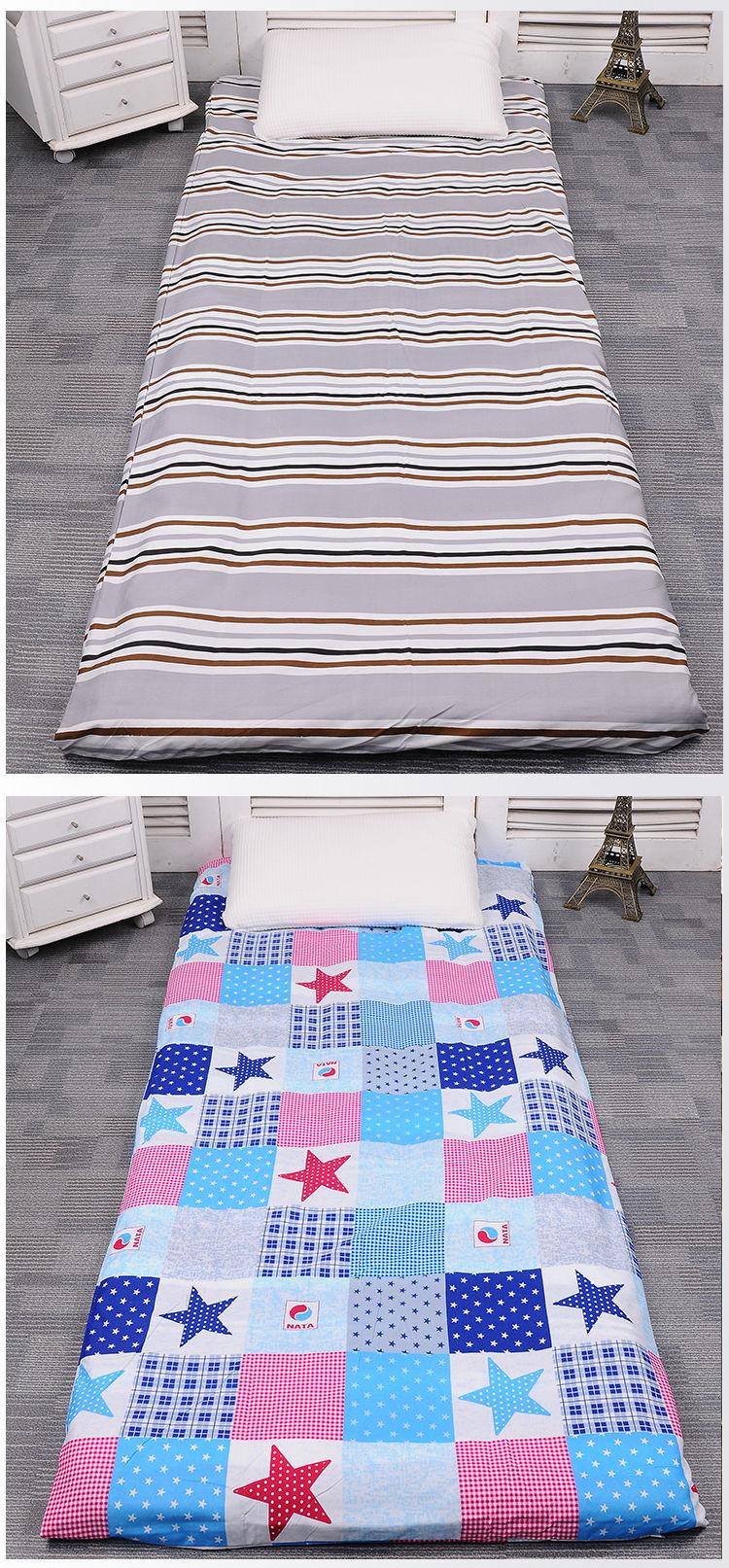 单人褥子罩套白褥子上下铺垫学生宿舍单位军训可拆洗褥军绿床垫子褥子