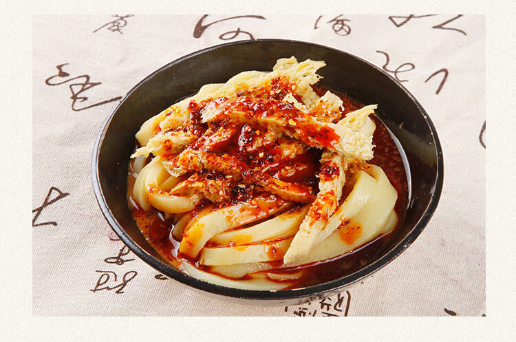 兰州凉皮子空运甘肃兰州特产小吃酿皮方便食用高担水洗酿皮小吃 3份【