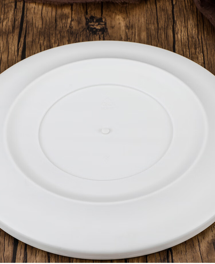 三文鱼刺身盘盘子日式冰盘冰板圆形寿司盘海鲜生鱼片鱼生冰碟 单个