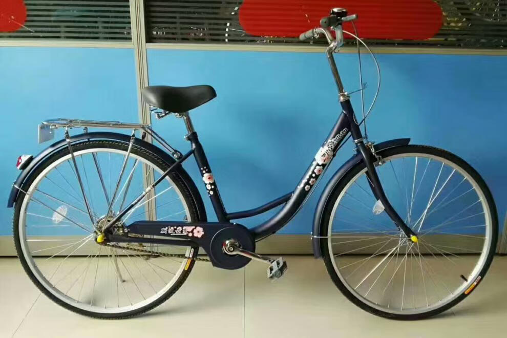 自行车金泰美/26芭蕾小姐 城市休闲轻便 车 深海兰【图片 价格 品牌