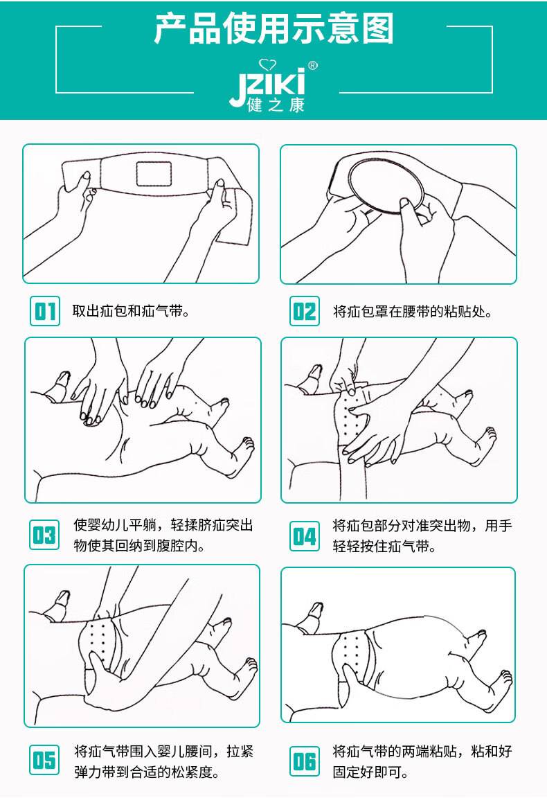 疝气带使用方法图解图片