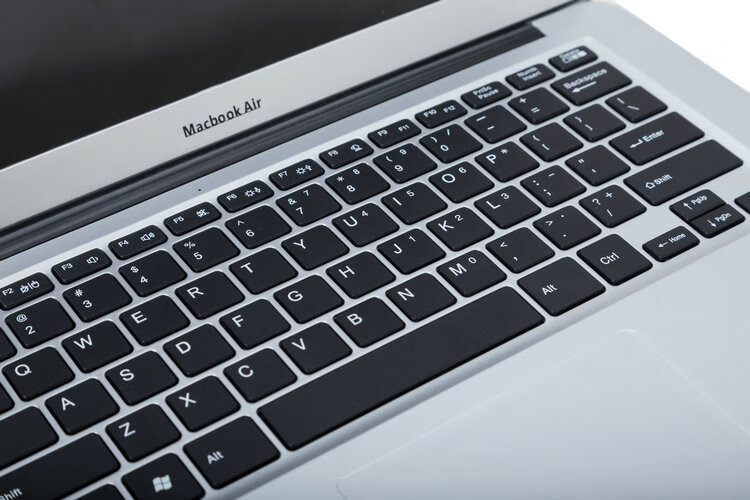 适用于仿苹果款笔记本模型机仿真电脑模型银色彩屏款 银色黑屏款