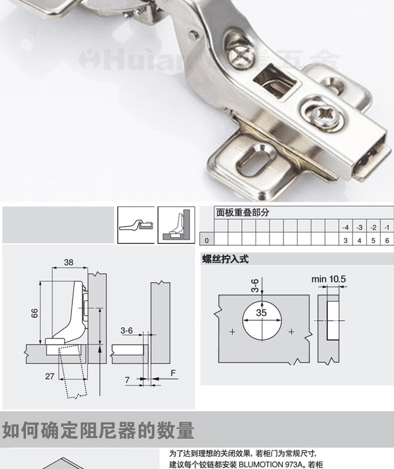 进口奥地利blum百隆铰链阻尼缓冲合页柜门门铰液压橱柜五金旗舰定制