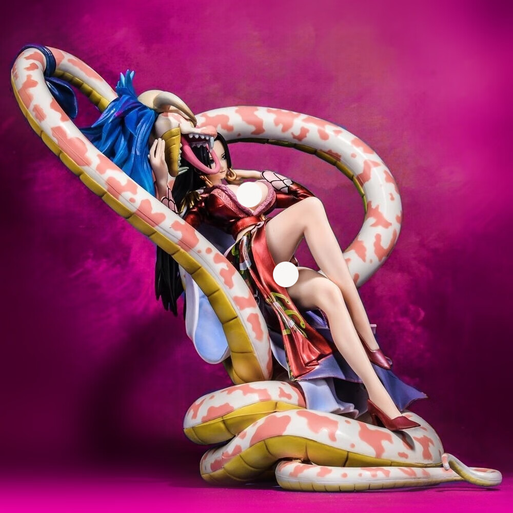 海贼王女帝手办超大九蛇蛇姬汉库克坐姿场景gk摆件送男生男友生日礼物