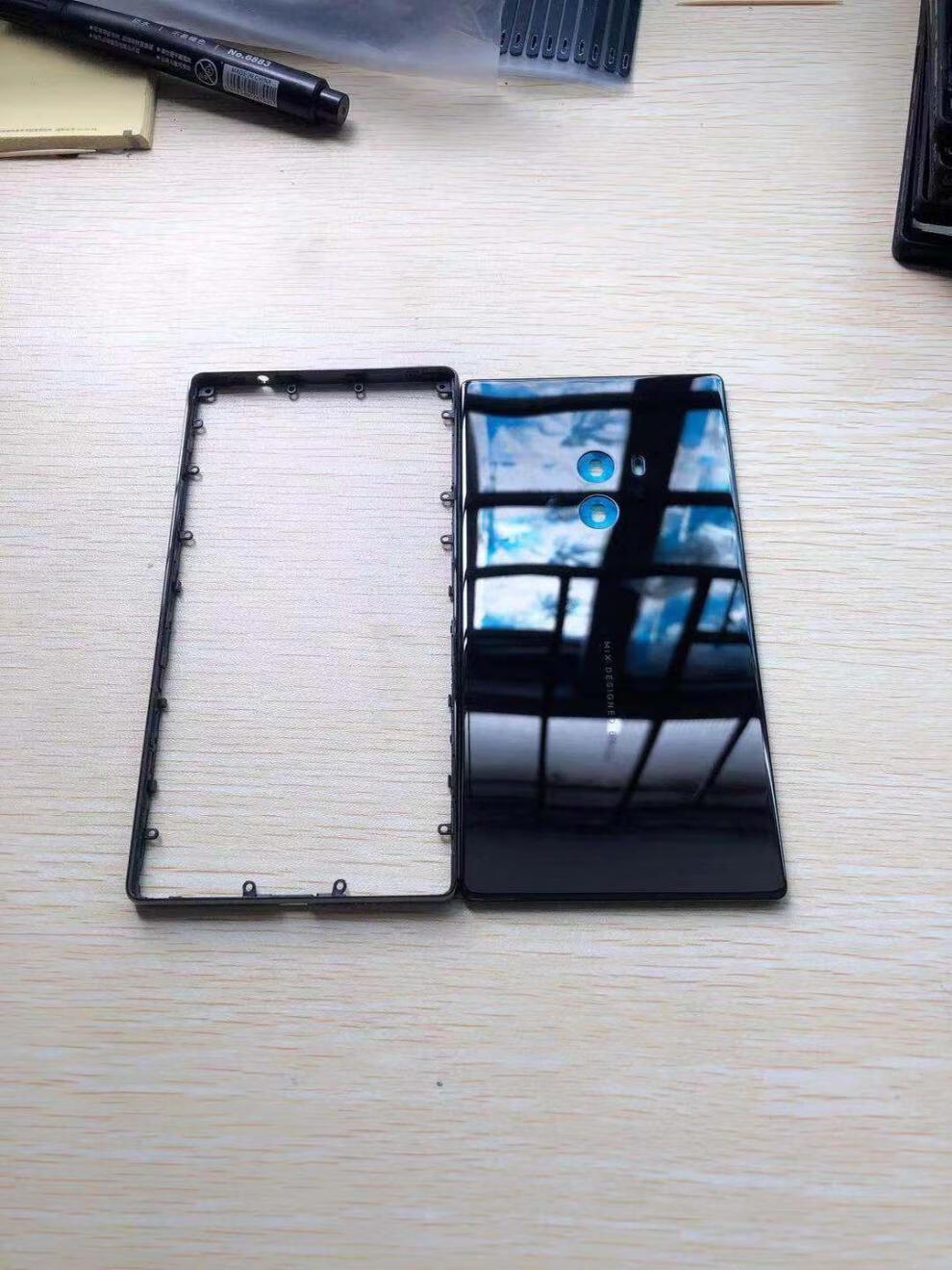 mix 陶瓷中框边框 全新mix电池后盖陶瓷机壳miuimix 小米mix陶瓷后盖