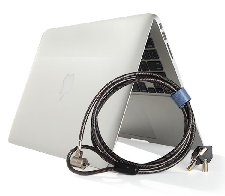 加粗防剪全钢迷你钥匙型笔记本电脑锁联想华硕天选惠普防盗锁带编码