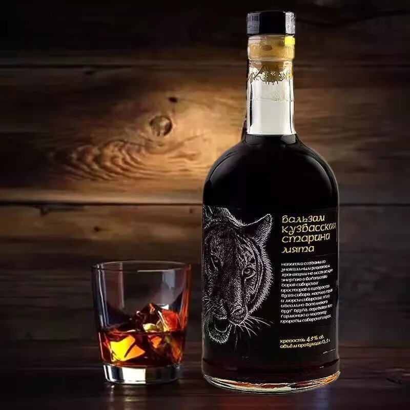 伏特加俄罗斯进口原装虎头酒大补酒虎酒小老虎酒远东虎牌配制酒 虎酒