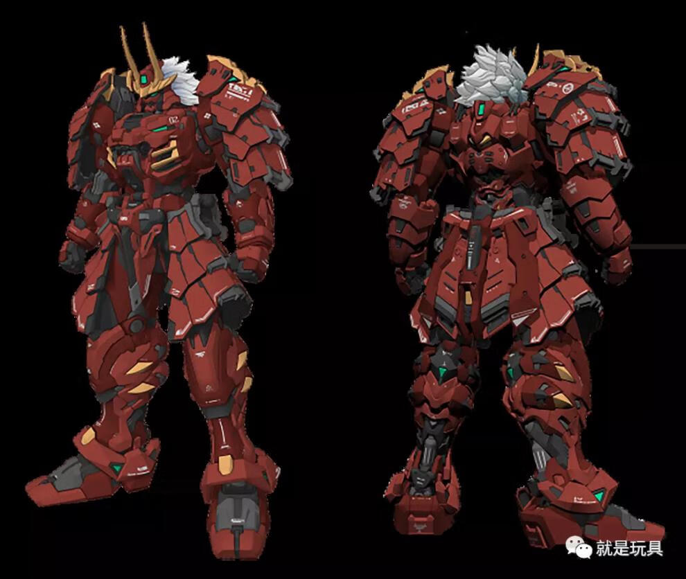 万代(bandai 甲斐之虎 全新高达hg/mg盲盒拼装模型甲裴之虎吕布敖丙
