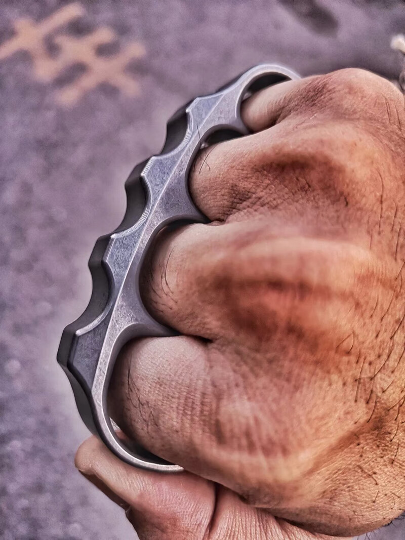 镇店好物kasfly凯撒四指钛合金青铜指虎指扣防身装备便携edc创意礼品