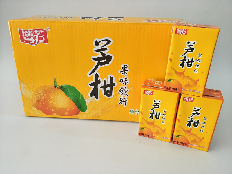 福建厦门惠尔康鹭芳果味果汁饮料248ml*24盒 夏季饮品 鹭芳小菊味248