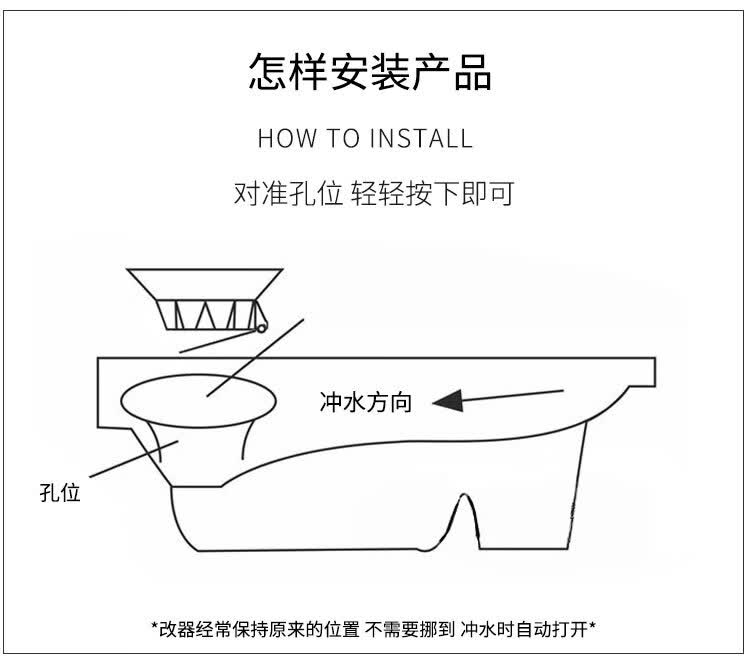 蹲便器臭器厕所堵臭器卫生间除臭器浮球塞便池臭器大便器盖板两套底座