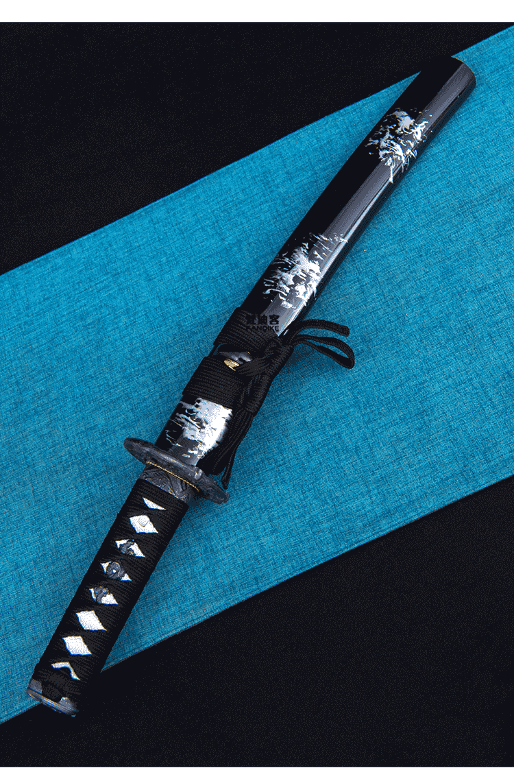 【锐缘龙】日本武i士刃东洋短刀肋差居合道木刀表演防身练习道具拔刀