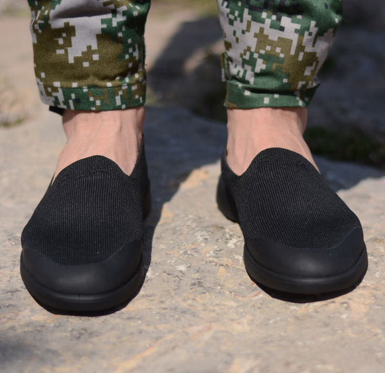 花樽与花新式3515布鞋老北京布鞋男帆布软底黑色夏季低帮运动休闲黑色