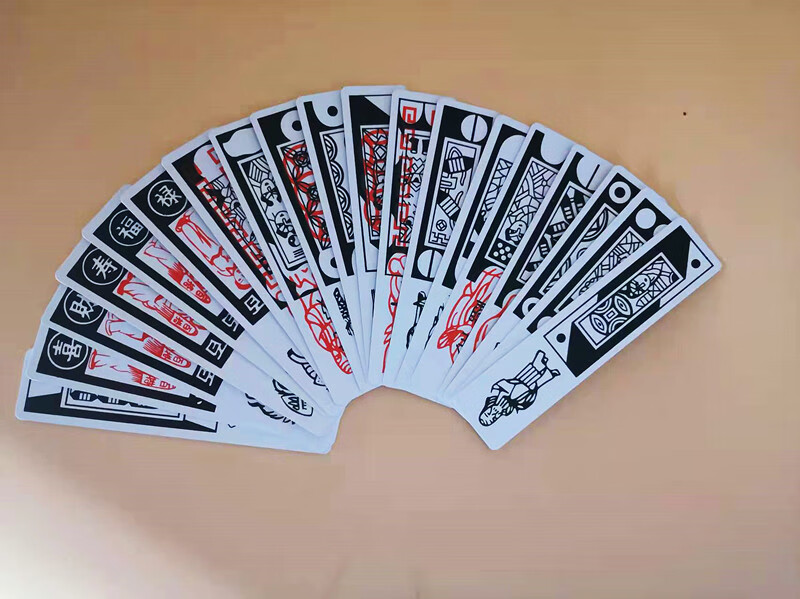 长牌南通正版南通传统长牌塑料长牌麻将棋牌室酒店家用超市娱乐布纹